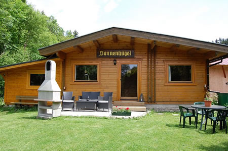 Sitzecke Garten Blockhaus Knyrim