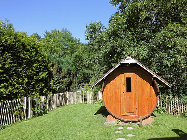 Faßsauna Blockhaus Knyrim